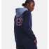 Sweatshirt bleu Under Armour Rival Fleece Colorblock Women's