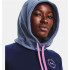 Sweatshirt bleu Under Armour Rival Fleece Colorblock Women's