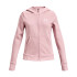 Chaqueta rosa Under Armour Rival Fleece Niña
