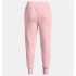 Pantalons Largos rose Under Armour Rival Fleece Fille