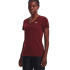 Camiseta roja de training Under Armour Tech™ Twist Mujer