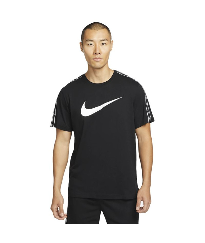 Camiseta negra Nike Sportswear Repeat Hombre