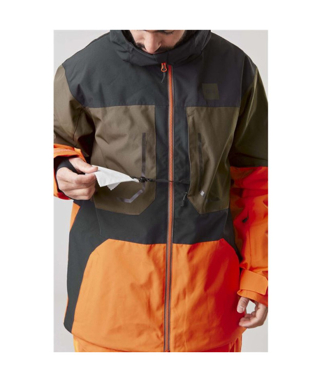 Chaqueta negra de snowboard Picture Elfyn Hombre