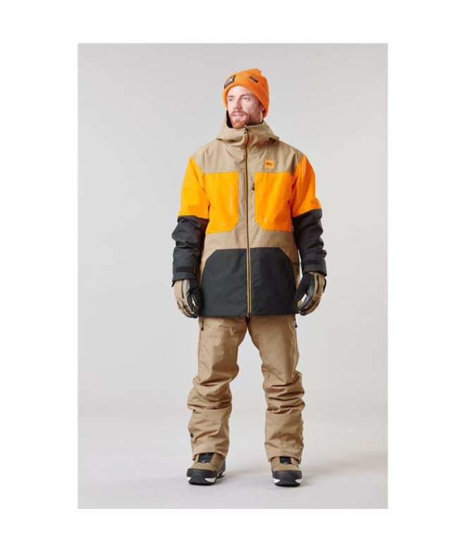 Casaco de snowboard castanho Foto Elfyn Man