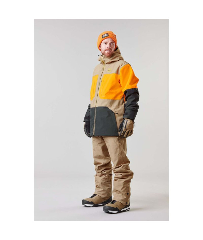 Veste de snowboard marron Photo Elfyn Man