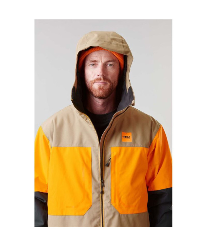 Casaco de snowboard castanho Foto Elfyn Man