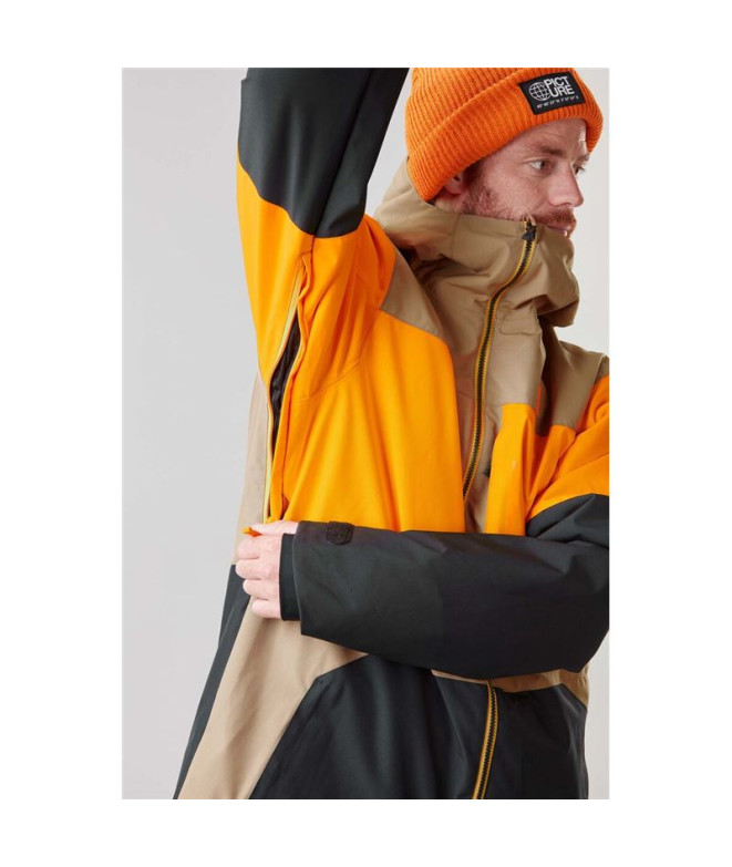 Casaco de snowboard castanho Foto Elfyn Man