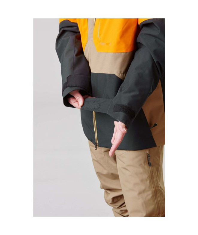 Veste de snowboard marron Photo Elfyn Man