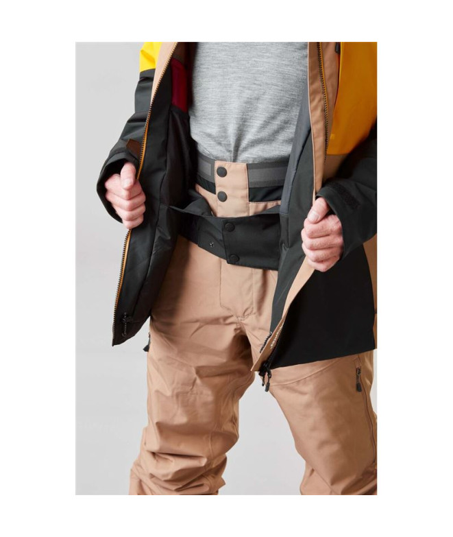 Veste de snowboard marron Photo Elfyn Man