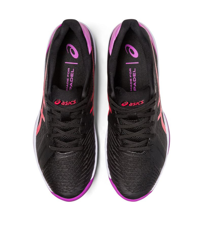 Sapatilhas negras de pádel ASICS Solution Swift...