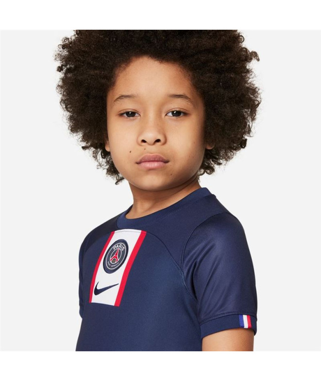 Ensemble football Nike du premier kit bleu du...