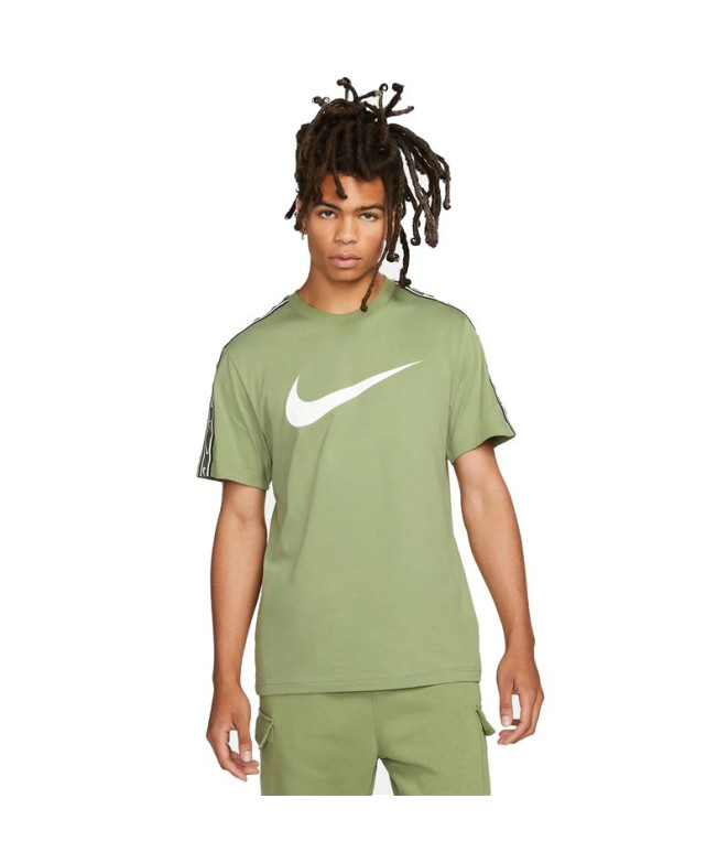 Camiseta Nike Sportswear Repeat verde Hombre
