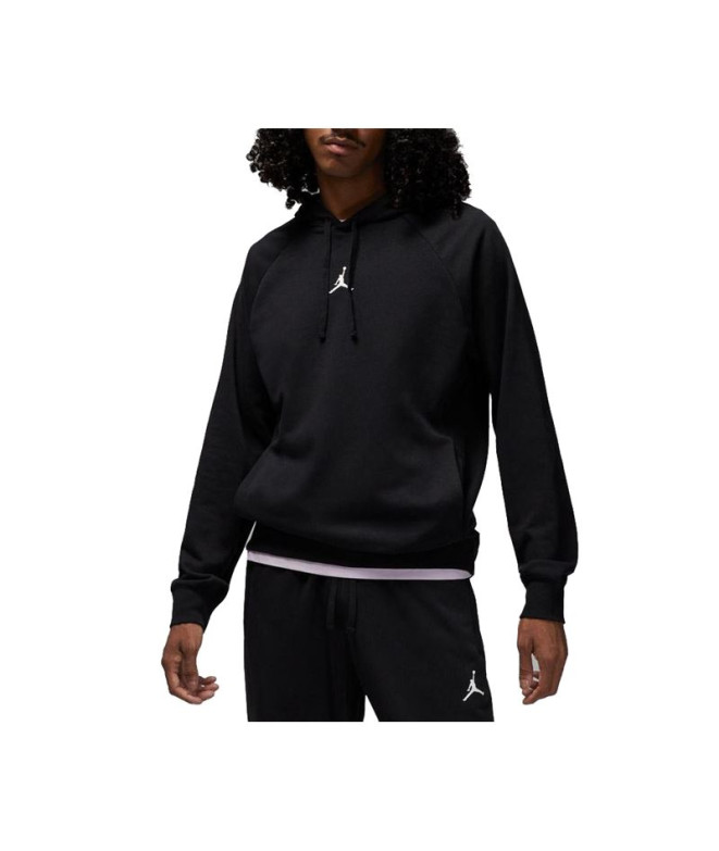 Moletom com capuz preto da basquetebol Nike Jordan Dri-FIT Sport Homem