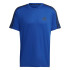 Top de treino adidas Aeroready Designed To Move 3 Stripes azul para homem
