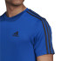Top de treino adidas Aeroready Designed To Move 3 Stripes azul para homem