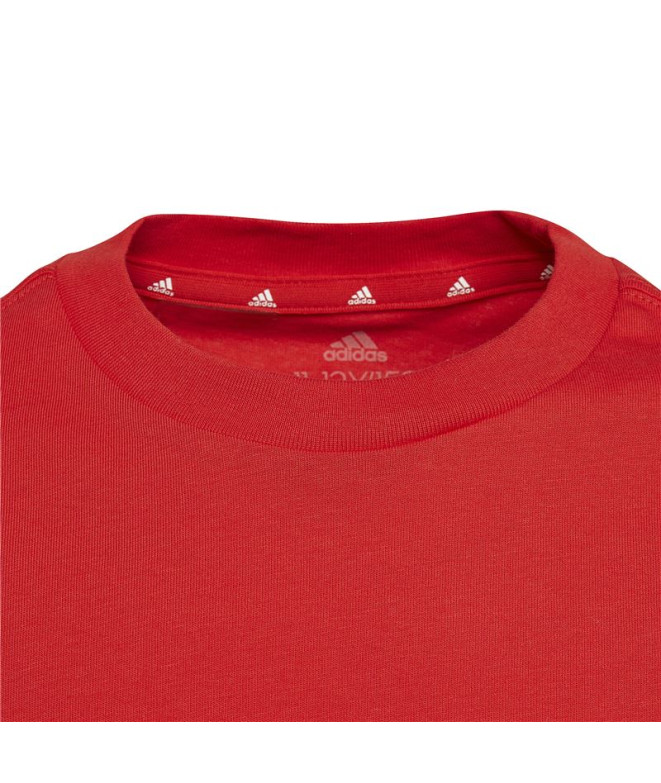 Camiseta adidas Essentials Roja Infantil