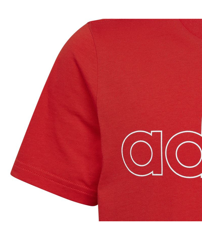 Camiseta adidas Essentials Roja Infantil