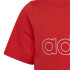 Camiseta adidas Essentials Roja Infantil