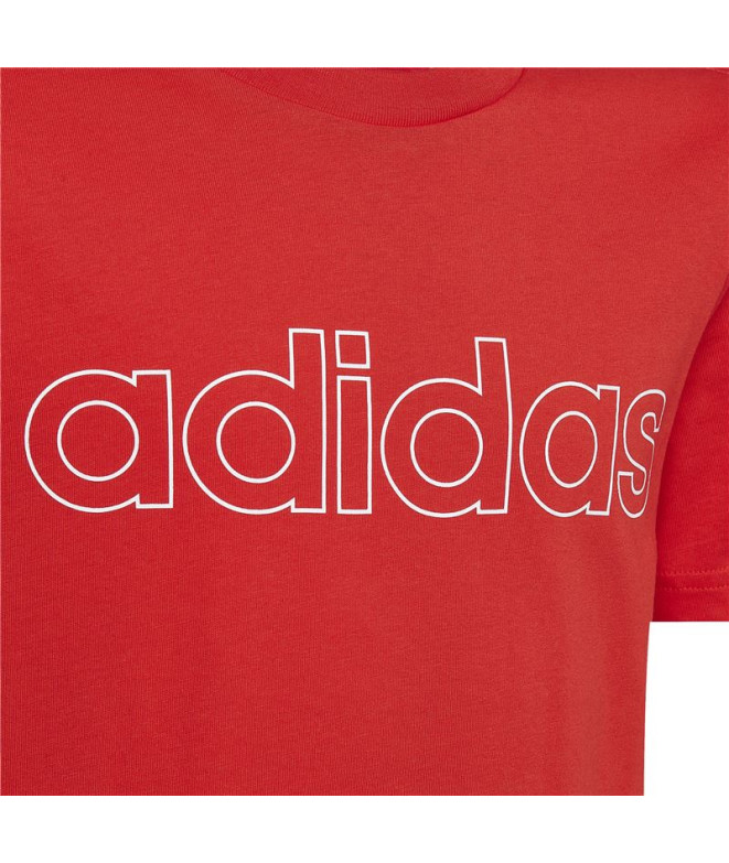 T-shirt adidas Essentials Kids Rouge