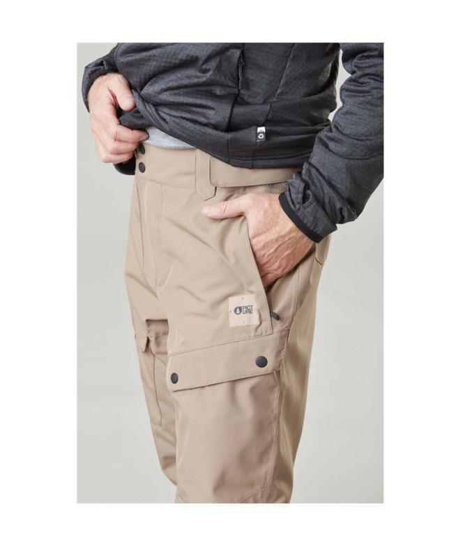 Pantalon de ski marron Plan d'image Homme