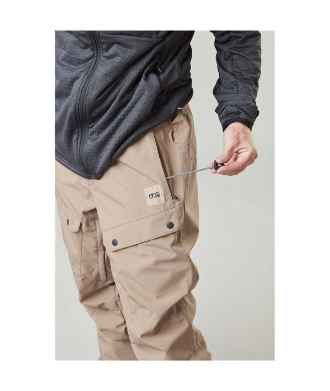 Pantalon de ski marron Plan d'image Homme