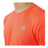 Camiseta running New Balance de Accelerate Orange Homem