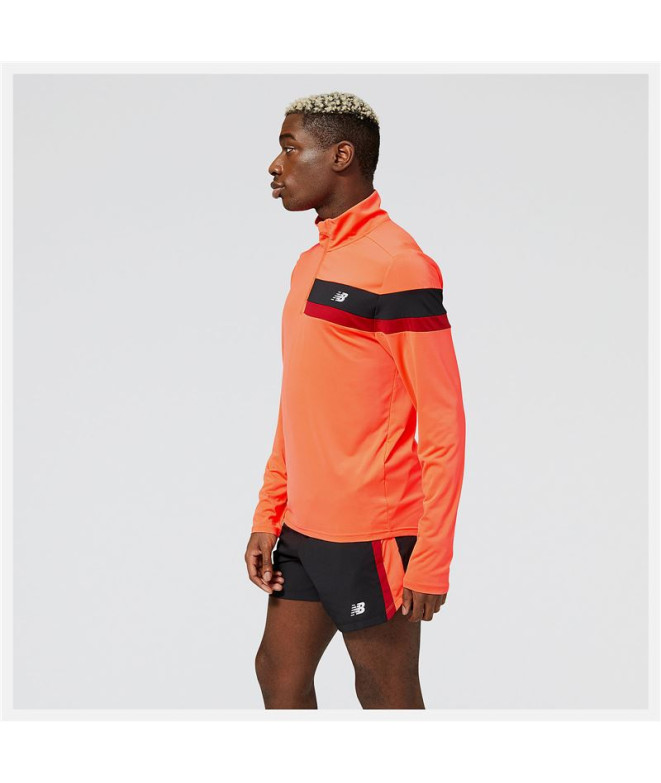 Camiseta running de New Balnace Accelerate Orange