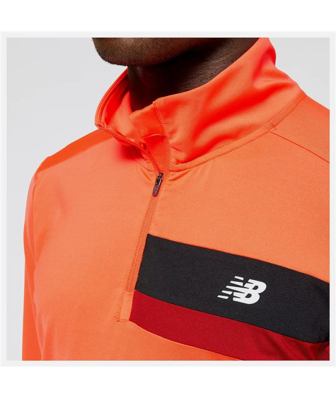 Camiseta running de New Balnace Accelerate Orange
