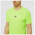 Camiseta trail New Balance da Impact AT N-Vent Green Homem