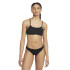 Biquíni de Praia e piscina Nike Racerback Mulher Preto