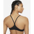 Biquíni de Praia e piscina Nike Racerback Mulher Preto