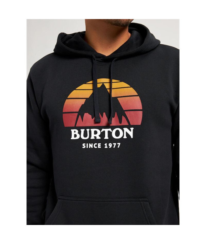 Sudadera Burton Underhill Negro Hombre