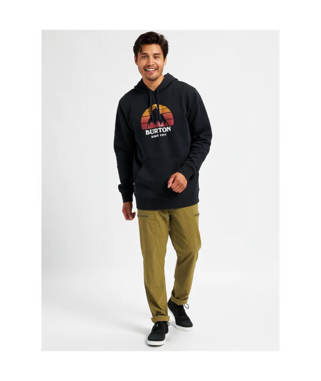 Sudadera Burton Underhill Negro Hombre