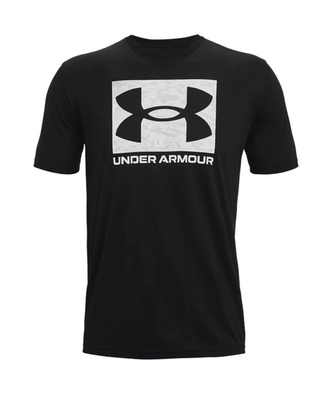 Camiseta Under Armour ABC Camo Boxed Logo negra Hombre