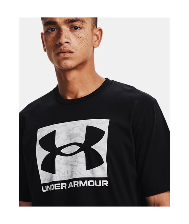 T-shirt Under Armour ABC Camo Boxed Logo noir...