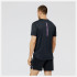 Camiseta New Balance Impact Run AT N-Vent negra Hombre