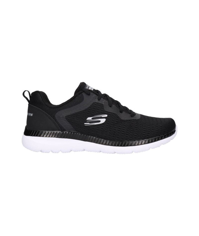 Chaussures Skechers Bountiful - Quick Pa Femme Noir Blanc