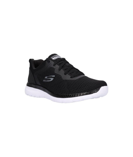 Chaussures Skechers Bountiful - Quick Pa Femme Noir Blanc 2