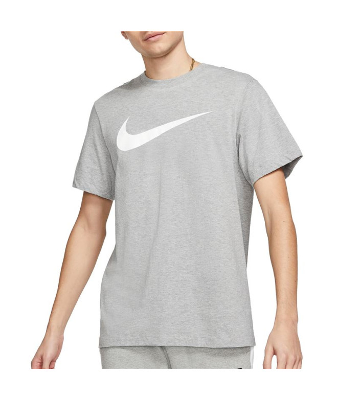 T-shirt Nike Sportswear Swoosh gris Homme