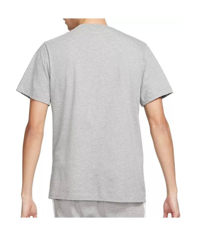 T-shirt Nike Sportswear Swoosh gris Homme