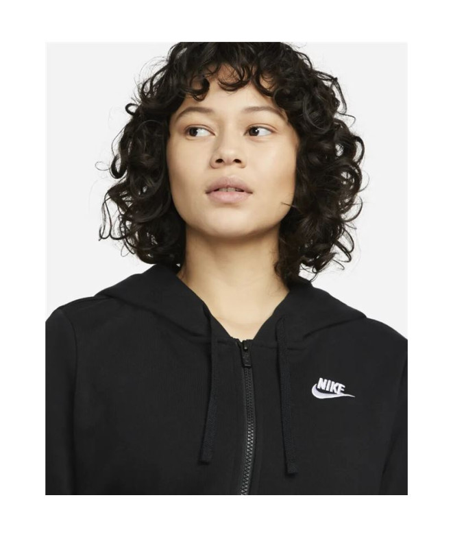 Casaco Nike Sportswear Club Fleece preto Mulher