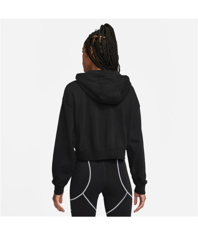 Sudadera Nike Sportswear Club Fleece negro Mujer