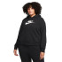 Sweatshirt Nike Sportswear Club Fleece Large size black Women's