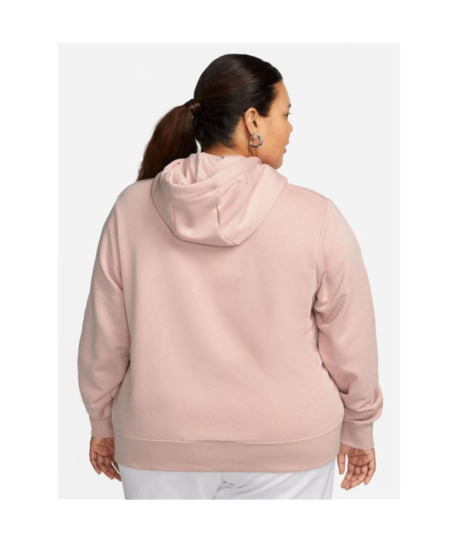 Moletom Nike Sportswear Club Fleece Grande Rosa...
