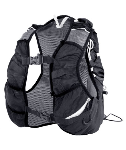 Sac à dos gilet de running Jouvi Ultratrail Noir