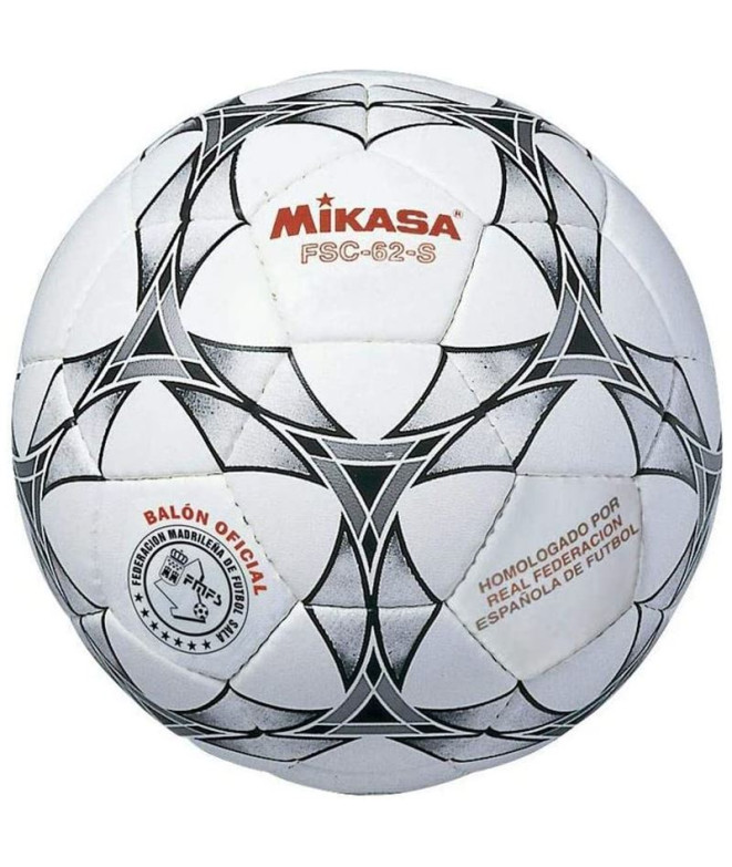 Bola de futebol sala Mikasa FSC-62 S branco