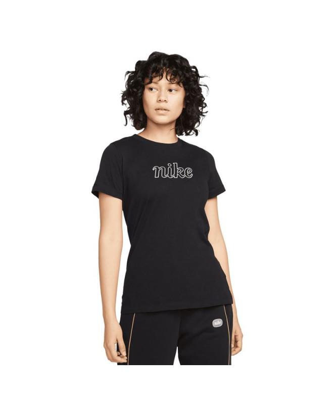 T-shirt Nike Sportswear Icon Clash noir Femme
