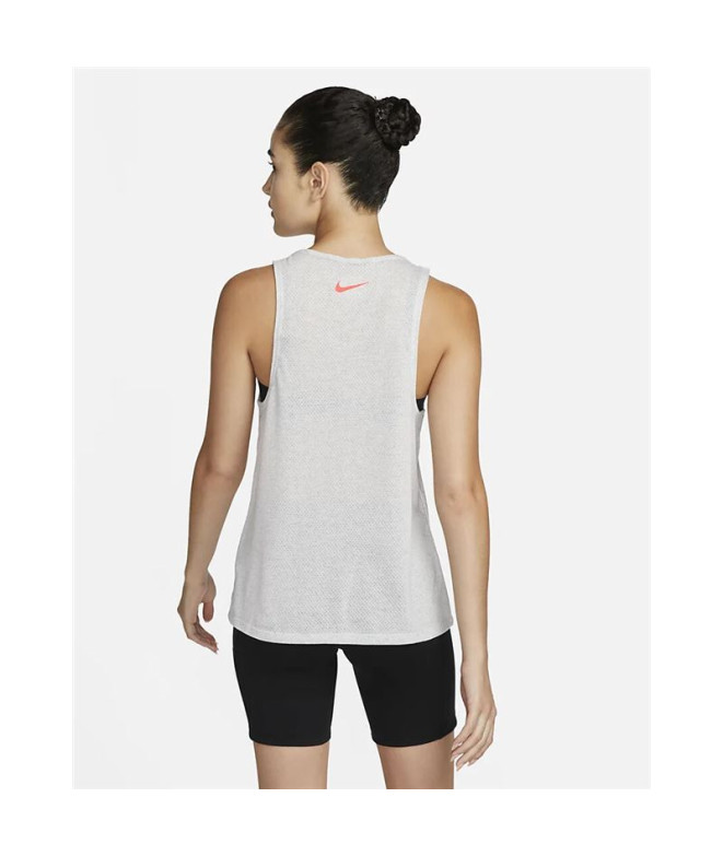 Camiseta trail Nike de Dri-FIT cinzento Mulher