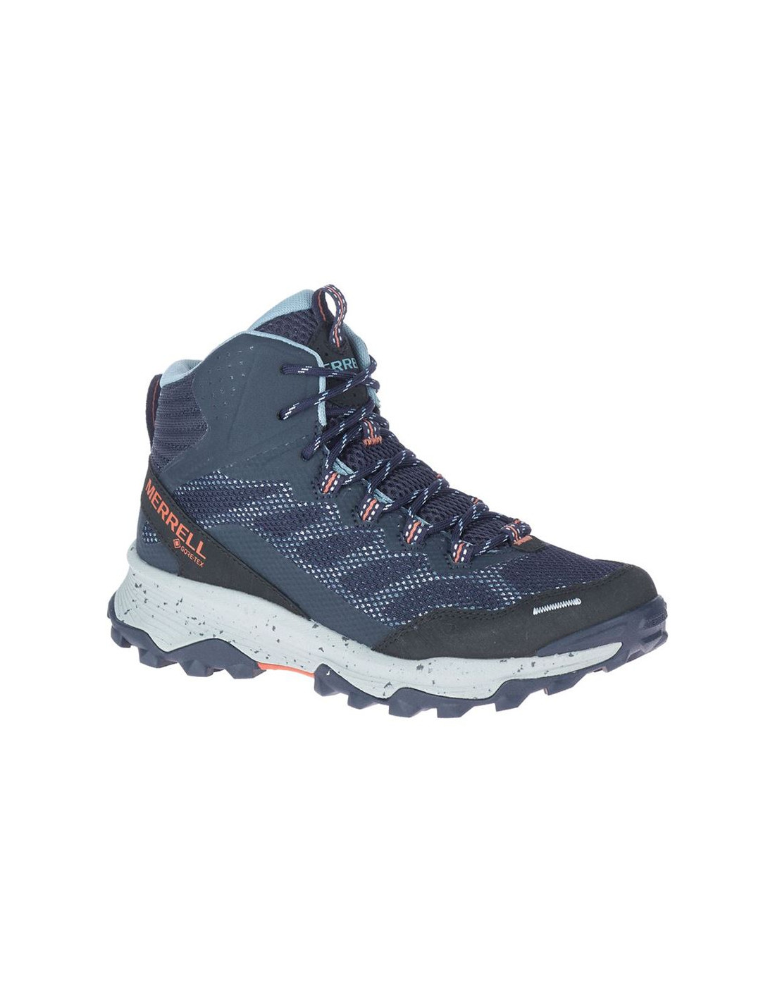 Botas Trekking Merrell Speed Strike Mid - Azul - Zapatillas Deportivas Mujer