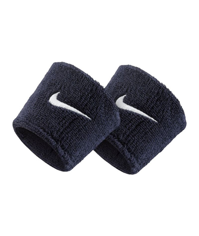 Muñequeras de fitness Nike Swoosh Azul Marino